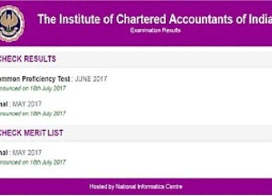 CPT Outcome declared on 18th July by ICAI