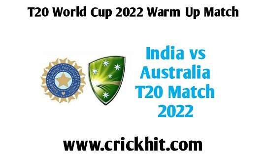 Ind vs Aus Warm-up T20